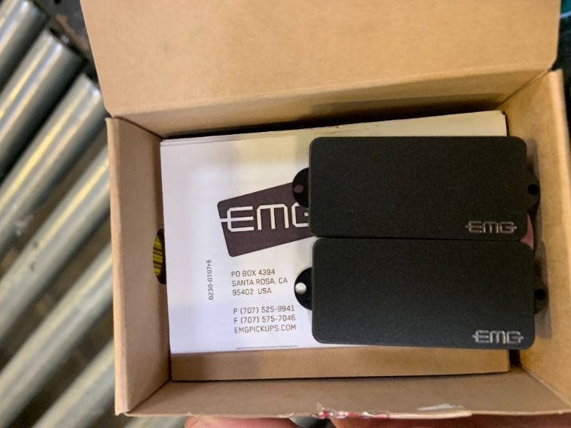 Photo 1 of EMG ZW Zakk Wylde Signature Humbucker Guitar Pickup Set, Black