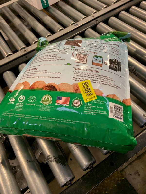 Photo 1 of Naturally Fresh Cat Litter Made From Walnut Shells, 1-2 Cats, Unscented, Upcycled, Easy Scooping, Sustainable, 26 Lbs