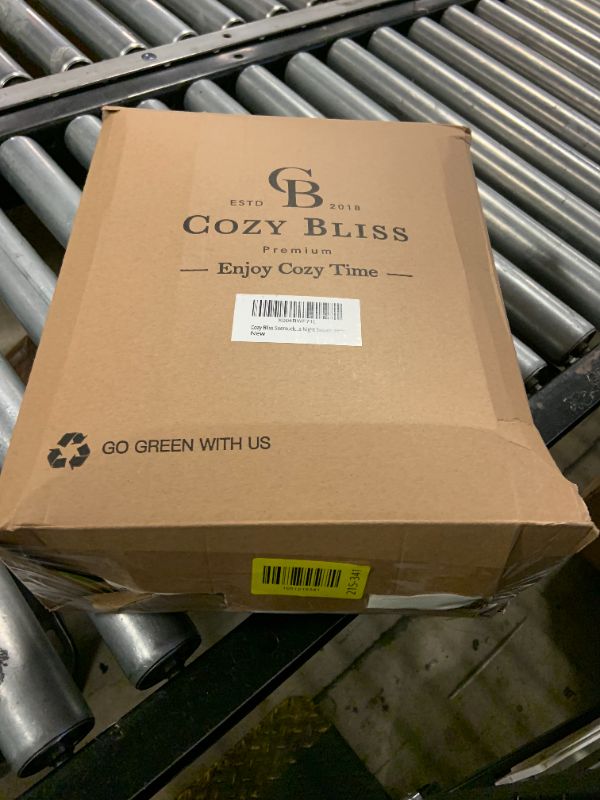 Photo 1 of Cozy Bliss Seersucker Cooling Comforter Queen Size, Q-Max 0.4 Reversible Lightweight Cooling Blanket, Breathable Silk Smooth Summer Bedding Quilt for Hot Sleepers Night Sweats Cream White