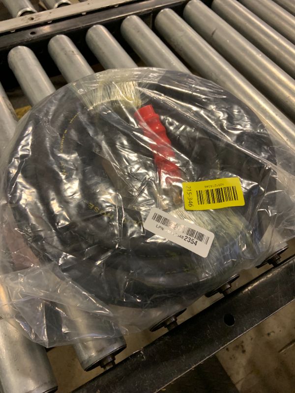 Photo 1 of Hourleey 50FT Pressure Washer Hose with 3/8 Inch Quick Connect, High Tensile Wire Power Washer Hose, 4000 PSI