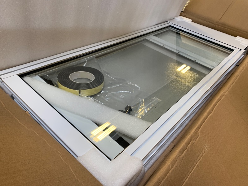 Photo 1 of XL Dog Door for Sliding Glass Door,Adjustable Height 79.92"-85.83",No-Cut Easy Installation,Magnetic Closing Curtain?Ideal for Renters.