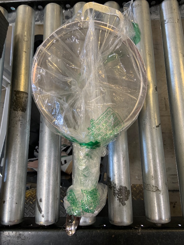 Photo 1 of 9" Large Mesh Strainer, Stainless Steel 18/8 Extra Fine Quinoa Sieve, with Solid Sturdy Handle, Flour Filter with Wider Hook