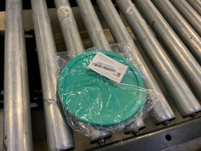 Photo 1 of Replacement Lids for Pyrex 6 & 7-Cup Glass Food Storage Container Bowls, 7.5-Inch Plastic Round Lids Covers fits Pyrex 7402-PC, Airtight & Leakproof (2-Pack, Turquoise)