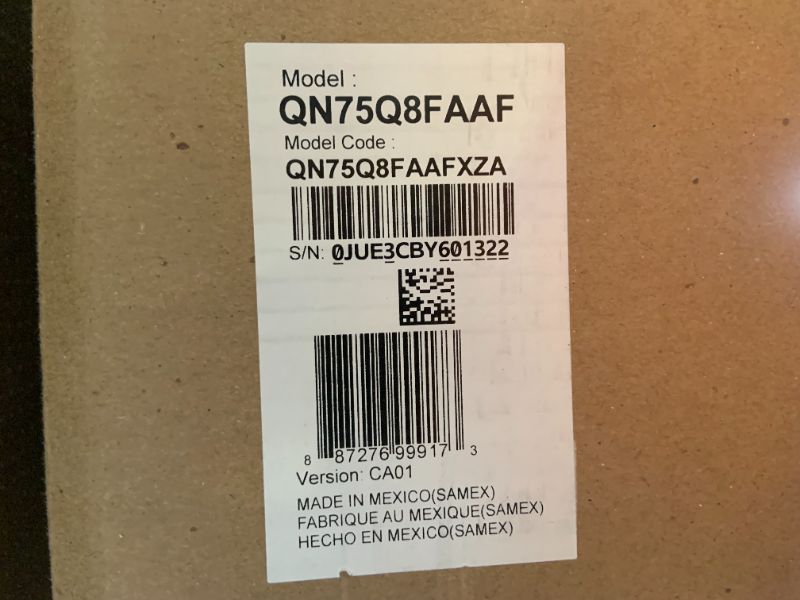 Photo 1 of -FACTORY SEALED- Samsung 75-Inch Class QLED Q8F 4K UHD Smart TV (2025 Model) Q4 AI Processor, 100% Color Volume with Quantum Dot, AirSlim Design, Endless Free Content, Samsung Vision AI, Alexa Built-in