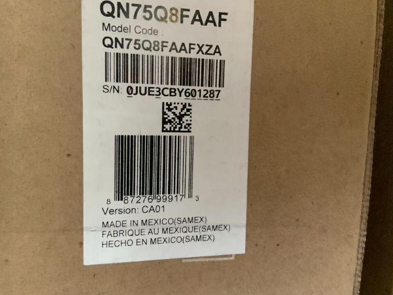 Photo 1 of -FACTORY SEALED- Samsung 75-Inch Class QLED Q8F 4K UHD Smart TV (2025 Model) Q4 AI Processor, 100% Color Volume with Quantum Dot, AirSlim Design, Endless Free Content, Samsung Vision AI, Alexa Built-in