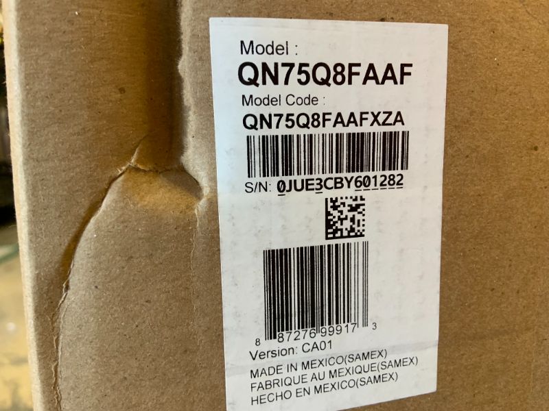 Photo 1 of -FACTORY SEALED- Samsung 75-Inch Class QLED Q8F 4K UHD Smart TV (2025 Model) Q4 AI Processor, 100% Color Volume with Quantum Dot, AirSlim Design, Endless Free Content, Samsung Vision AI, Alexa Built-in