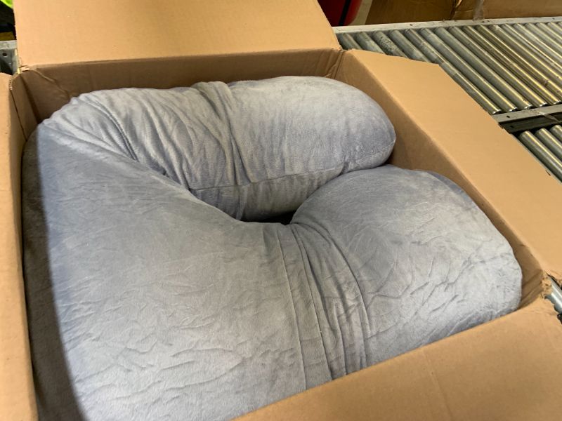 Photo 1 of MOON PARK Pregnancy Pillows for Sleeping - U Shaped Full Body Maternity Pillow with Removable Cover - Support for Back, Legs, Belly, HIPS - 57 Inch Pregnancy Pillow for Women - Grey