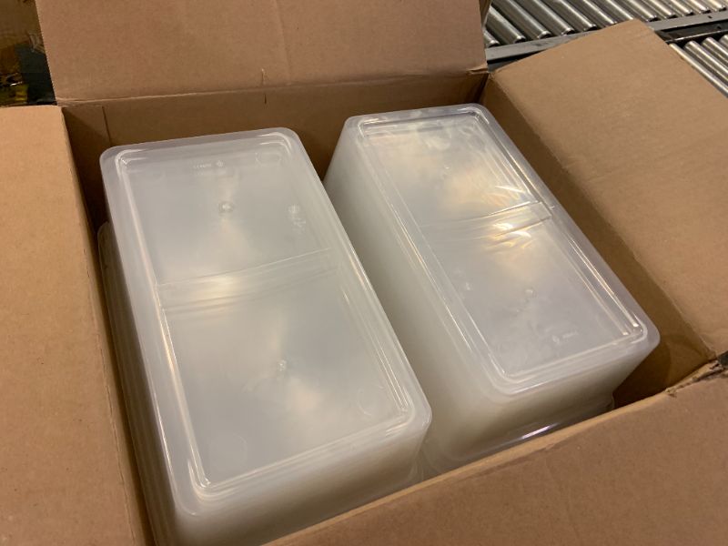 Photo 1 of IRIS USA Plastic Storage Bin Tote Organizing Container with Latching Lid, Shoe Box, Clear