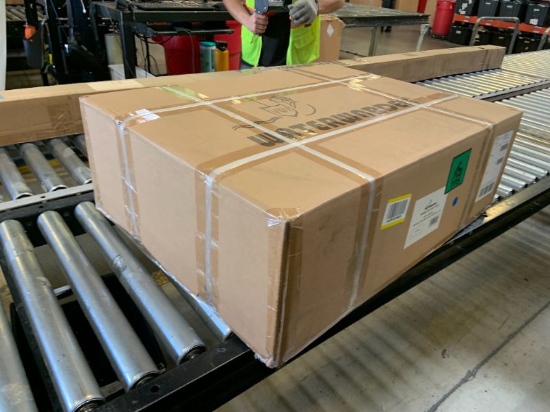Photo 1 of -FACTORY SEALED- WaterWarden Inground Pool Safety Cover 16' x 38', Rectangle, 15-Year Warranty, UL Classified to ASTM F1346, Triple Stitched for MAX Strength, Abrasion Resistant, Hardware Included, Blue Mesh