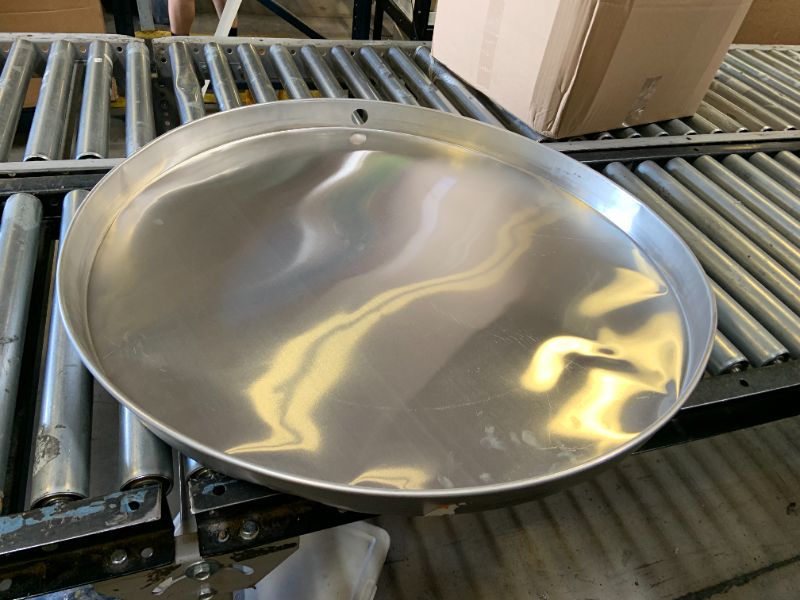 Photo 1 of Oatey 34191 32 in. Aluminum Water Heater Pan with 1 in. PVC Adapter