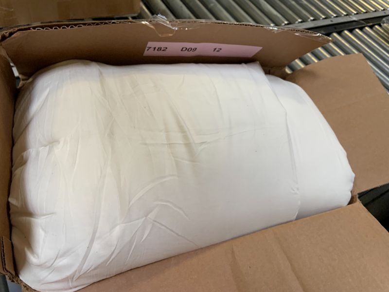 Photo 1 of Litanika Ivory Comforter Set King Size, 3 Pieces Lightweight Solid Bedding Comforter Set, All Season Fluffy Bed Set (104x90In Comforter & 2 Pillowcases)