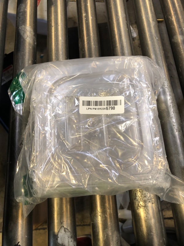 Photo 1 of 10 Pack 1/6 Size Clear Polycarbonate Universal Handled Food Pan Lid, 6.9 x 6.3 Inch for Fruits and Vegetables