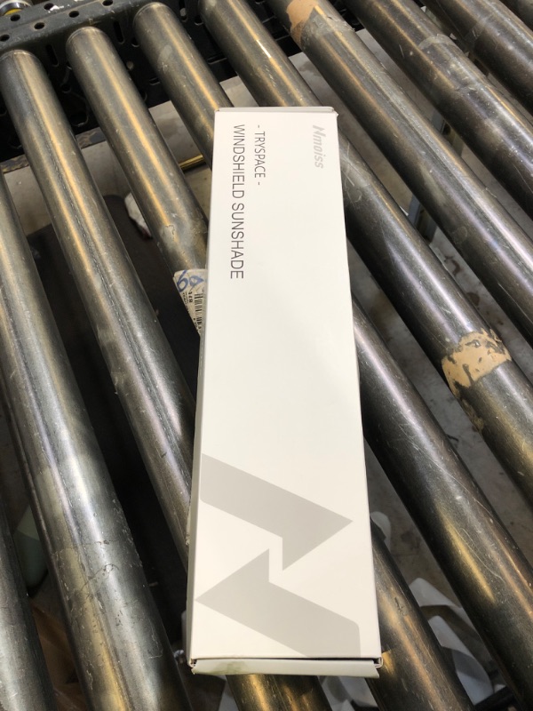 Photo 1 of [2025 Upgrade] Nmoiss Windshield Sun Shade Umbrella - [Vinyl Coating Heat Shield] Protect Car from Sun Rays & Heat Damage Keep Cool and Protect Interior, Spring Structure Edge Medium 56" L x 31" W