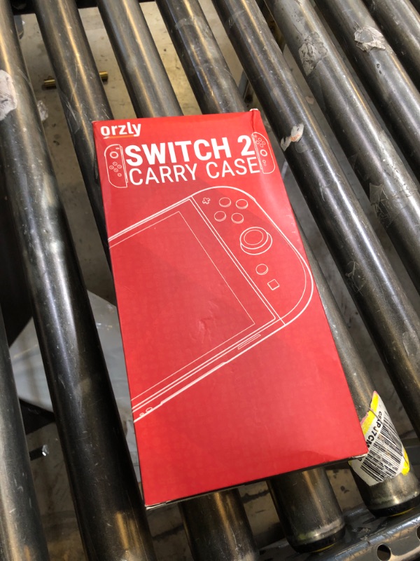 Photo 1 of Orzly Case for Nintendo Switch 2 Protective Travel Carry Case with Screen Padding, Game Cards & microSD Slots with Zipped & Open Pockets for Console Accessories - Gift Box Edition