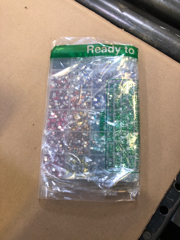 Photo 1 of 12600Pcs Resin Rhinestones for Bedazzling with B7000 Jewelry Glue, Multicolor 4mm Flatback Gems Rhinestones for Crafting, Clothing Tumblers Mugs Shoes Fabric Decor Nail Art