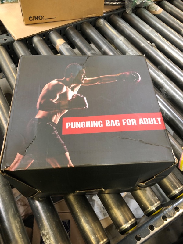 Photo 1 of Heavy Punching Bag with Stand Adults Teens,70" Freestanding Boxing Bags Kicking Bag Heavy Bag with Boxing Gloves and Electric Air Pump, Kickboxing Training Equipment Bags Thai Fitness Karate
