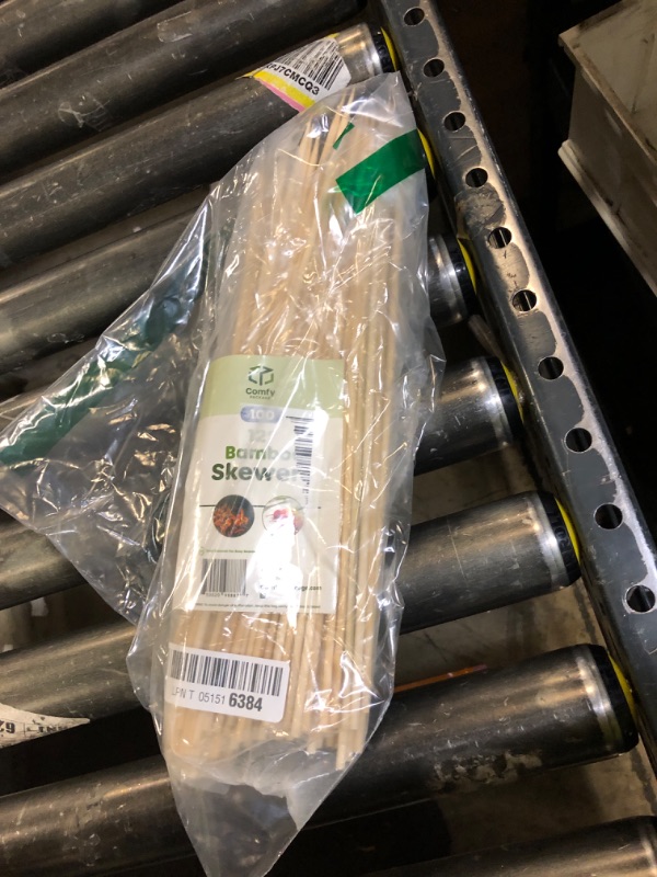 Photo 1 of Comfy Package [12 Inch - 100 Count] Bamboo Skewers for Shish Kabob, Grilling, Fruits, Appetizers, and Cocktails