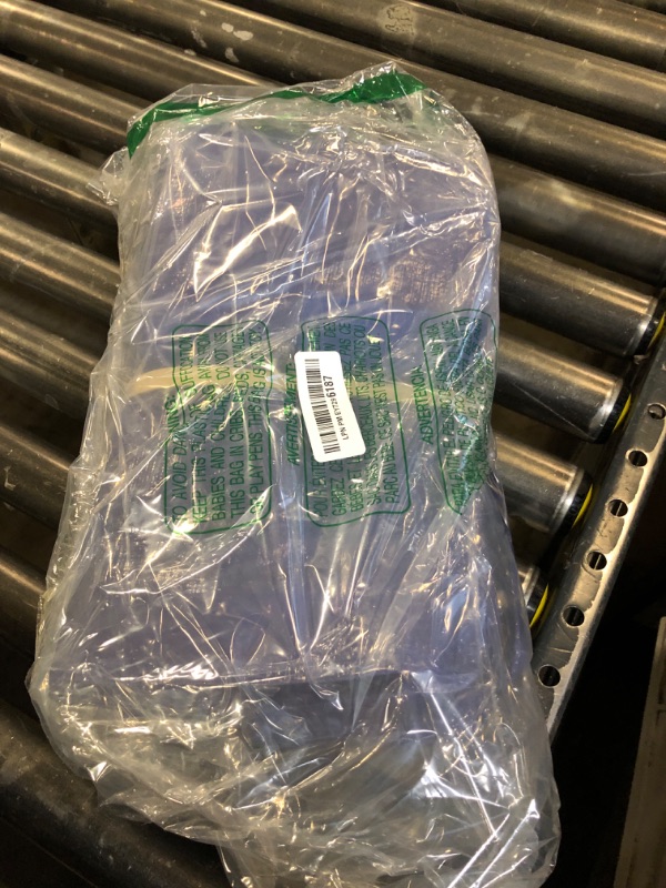 Photo 1 of 6-Pack Extra-Large Heavy-Duty Moving bags with Reinforced Handles, Durable Zippers & Waterproof Material — Perfect for Space-Saving, Storage, Shipping and Travel (Blue)