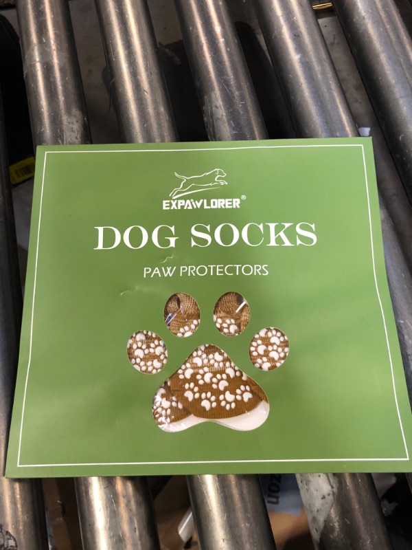 Photo 1 of EXPAWLORER Anti Slip Dog Socks to Prevent Licking Paws, Dog Shoes for Hot Pavement, Dog Booties for Small Medium Large Senior Dogs, Traction Control Boots & Paw Protectors for Hardwood Floors