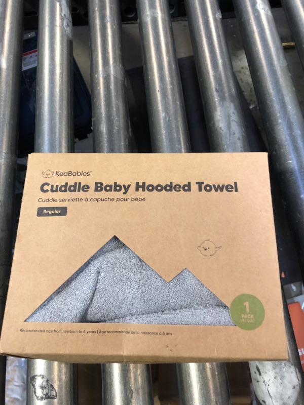Photo 1 of KeaBabies Hooded Baby Towel for Newborn - Viscose Derived from Bamboo Large Baby Bath Towels with Hood for Boys, Girls, Toddler, Extra Absorbent & Soft Newborn Bath Essentials (Seal)
