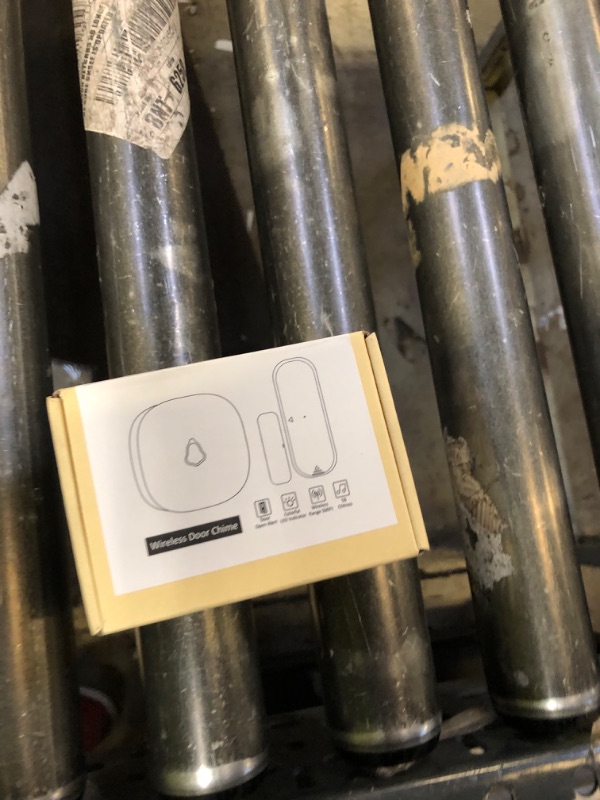 Photo 1 of Door Chime, METAK Wireless Door Open Contact Sensor Alarm with 500 FT Range, 58 Chimes and 5 Volume Levels for Business/Store/Home/Office When Entering, 1 Transmitter + 1 Plug-in Receiver