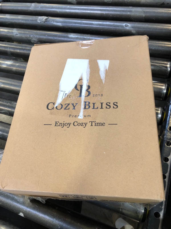 Photo 1 of Cozy Bliss Cooling Comforter King Size Dual-Sided, Ultra-Soft Cooling Blankets for Hot Sleepers and Night Sweats, Breathable Lightweight Silky Smooth, Dark Grey