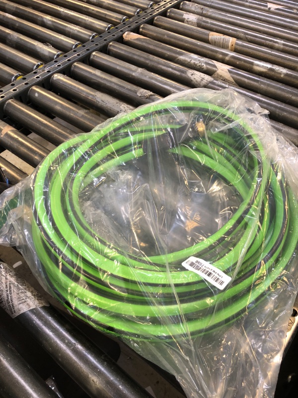 Photo 1 of Flexi Hose with 8 Function Nozzle, 50FT - Lightweight Expandable Garden Hose, No-Kink Flexibility, 3/4 Inch Solid Brass Fittings and Double Latex Core