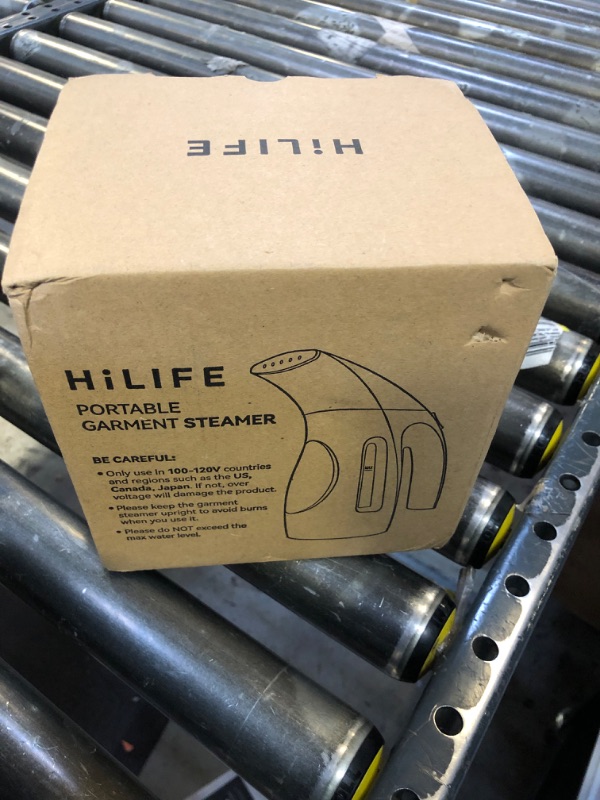 Photo 1 of HiLIFE Steamer for Clothes, Portable Handheld Design, 240ml Big Capacity, 700W, Strong Penetrating Steam, Removes Wrinkle, for Home, Office(ONLY FOR 120V)