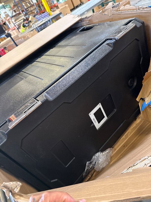 Photo 1 of Insulated Food Pan Carrier, 95 qt. Hot Box for Catering, Food Box Carrier with Buckle, Front Loading Buffet Server


