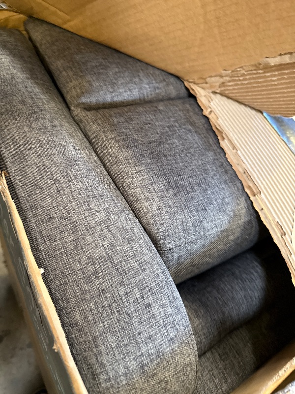 Photo 1 of Massage Chair, Adjustable Feature for Adults, Fabric Recliner Sofa with Padded Seat Backrest for Home Theater, Living Room and Bedroom?Grey
