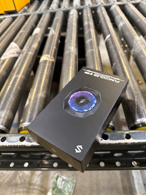 Photo 1 of Black Shark Magnetic Phone Cooler 5 Pro - 18 Addressable RGB LEDs, Detachable Grip, APP-Controlled Thermostatic Cooling Fan for iPhone MagSafe/Android/iPad -Gaming/Streaming/Photography