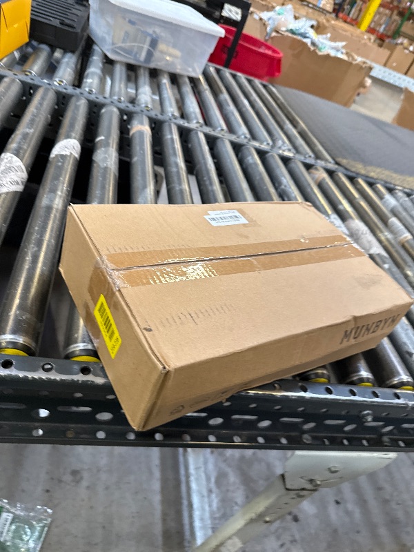 Photo 1 of MUNBYN Shrink Wrap, Stretch Wrap with Handles, Stretch Film Roll Industrial Strength, Plastic Wrap for Pallet Wrapping Shipping Moving, 15 Inch x 1000 Ft, 2 Pack, 60 Gauge