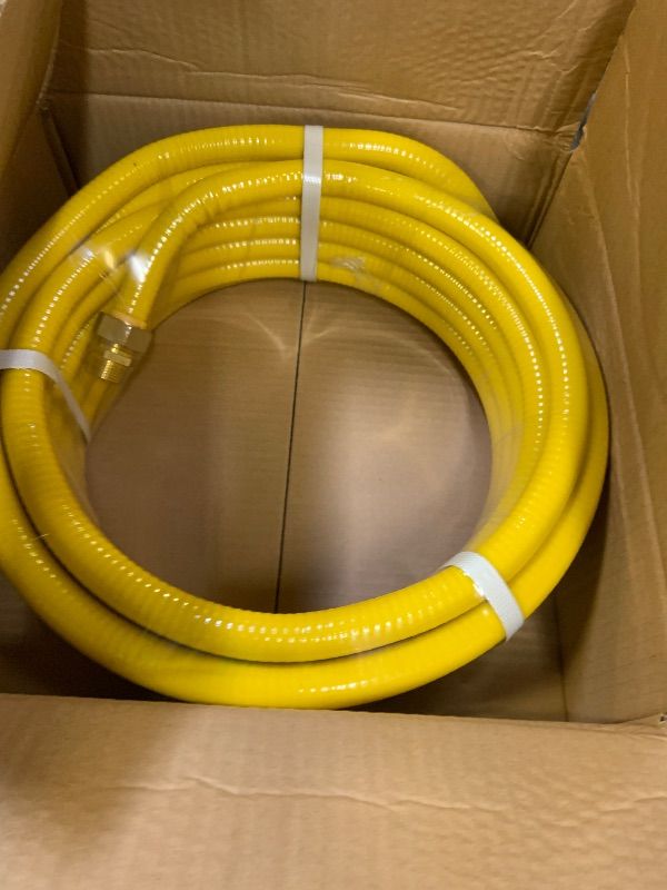 Photo 1 of Best brose 3/4" Tubing Pipe KIT 35ft,Corrugated Stainless Steel Tubing with 2 Male Fittings (35)