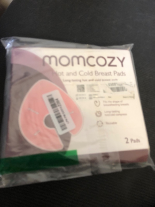 Photo 1 of Momcozy Larger Breast Therapy Packs, Hot and Cold Breast Pads with 2 Soft Covers, Breastfeeding Essentials?2 Pack?Pink