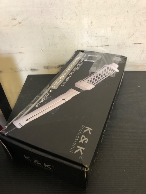 Photo 1 of K&K 3 in 1 Thermal Brush Set, Ceramic Hot Brush, Fast Heating Curling Wand for Short, Medium & Long Hair, 5 Temperature Adjustment, Dual Voltagelpnpmer3908856
