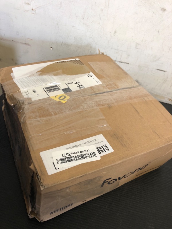 Photo 1 of Fevone Air Hose, 3/8 in. × 50 FT, Hybrid Polymer Air Compressor Hose with 1/4" MNPT Brass Fittings, 300 PSI, Flexible Lightweight, Durable (AH1)