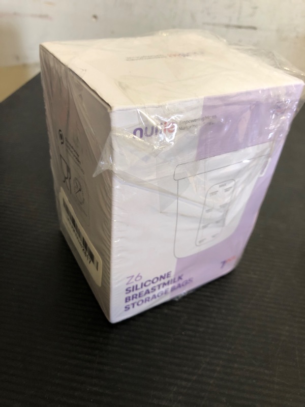 Photo 1 of Nuliie 7 Pcs Silicone Breastmilk Storage Bags Reusable, 8oz/240ml Double Leak-Proof Breastmilk Freezer Bags, BPA Free Self-Standing Milk Bags for Breastfeeding, Baby Food Pouches