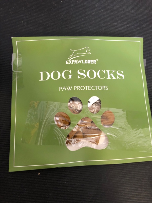 Photo 1 of EXPAWLORER Anti Slip Dog Socks to Prevent Licking Paws, Dog Shoes for Hot Pavement, Dog Booties for Small Medium Large Senior Dogs, Traction Control Boots & Paw Protectors for Hardwood Floors