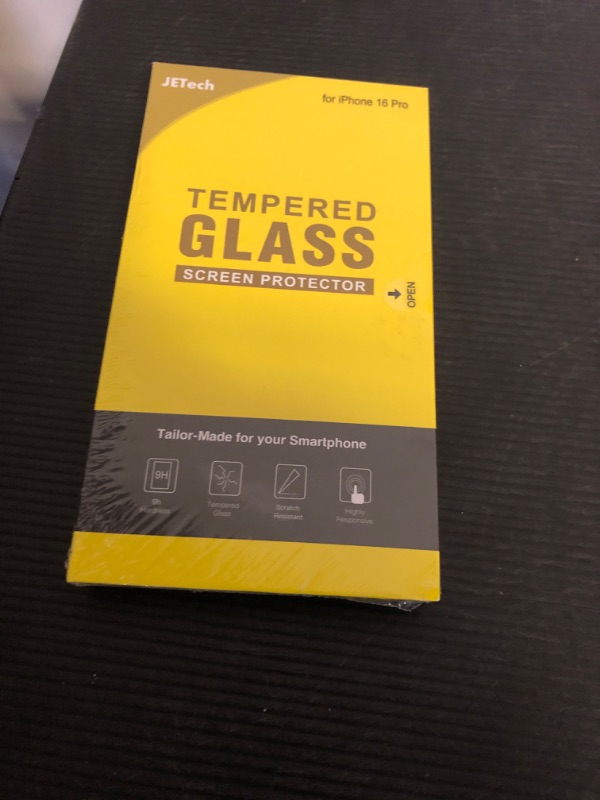 Photo 1 of JETech Privacy Screen Protector for iPhone 17 / iPhone 16 Pro 6.3-Inch, Anti-Spy Tempered Glass Film with Easy Installation Tool, 2-Pack