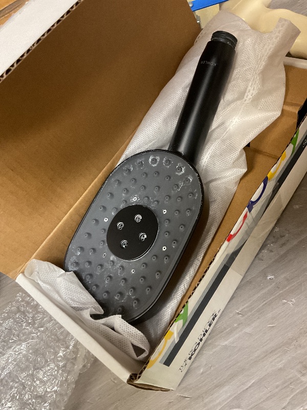 Photo 1 of SEE NOTES PICTURE…..Kohler 26284-BL Statement® Oblong three-function handshower, 2.5 gpm, Matte Black