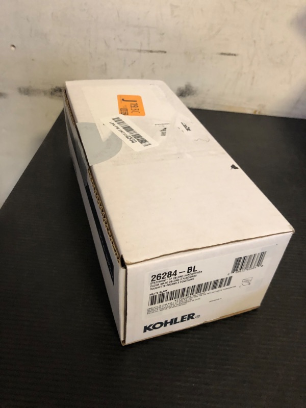 Photo 1 of Kohler 26284-BL Statement® Oblong three-function handshower, 2.5 gpm, Matte Black