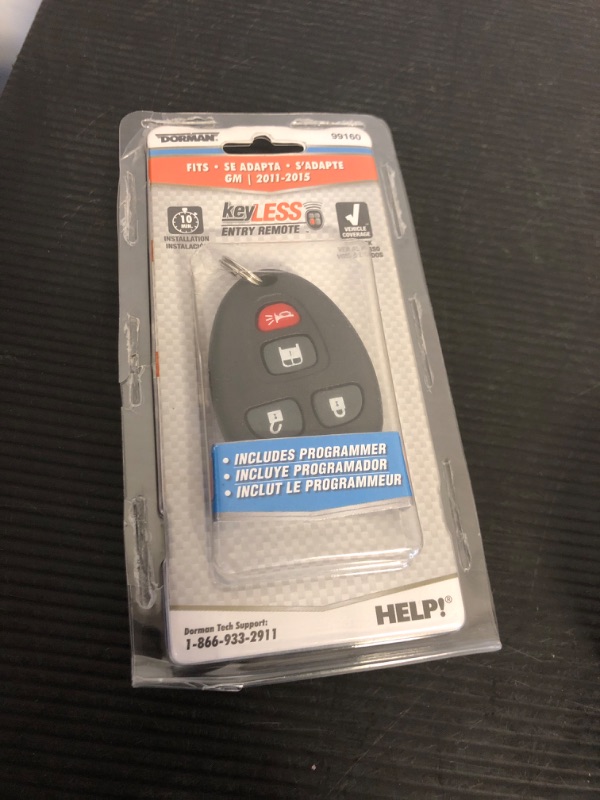 Photo 1 of Dorman 99160 Keyless Entry Remote 4 Button Compatible with Select Chevrolet / GMC Models (OE FIX)