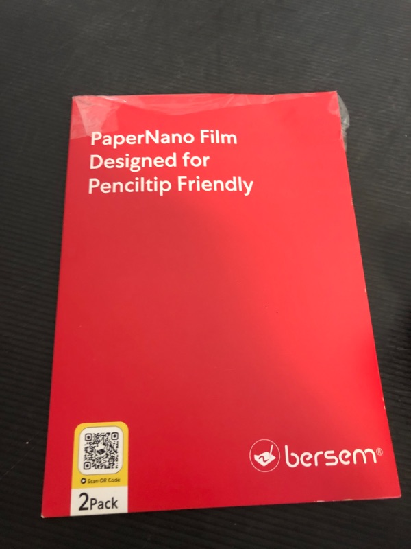 Photo 1 of bersem 2 Pack Paperfeel Screen Protector Compatible with iPad Mini 7 2024(A17 Pro)/iPad Mini 6 2021(8.3 inch), Matte PET Film for Drawing, Anti-Glare