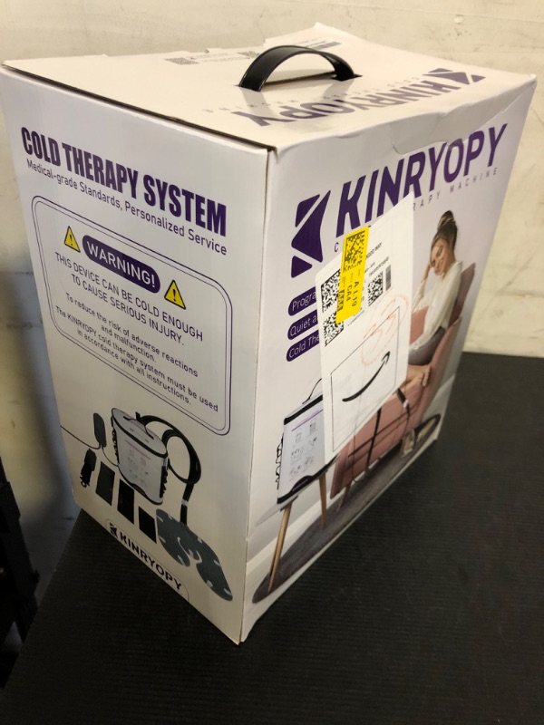Photo 1 of Cold Therapy Machine with Programmable Timer, Portable Ice Machine for Knee After Surgery, Knee Replacement Recovery System, Cryotherapy Pain Relief w/Compression Pad for,Shoulder, Hip and Ankle