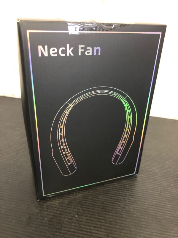 Photo 1 of KIDEE Neck Fan, Portable Bladeless Neck Fans, Upgrade 360° Airflow, Super Quiet, 3 Speeds, 4000mAh Personal Wearable Neck Fan, Upgraded Cooling Air Volume USB Rechargeable Hands Free Fan