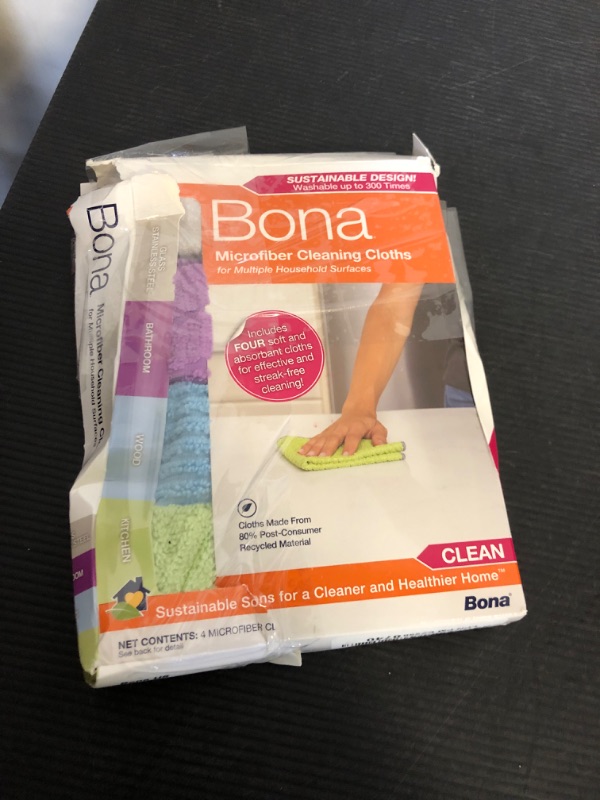 Photo 1 of Bona® Microfiber Cleaning Cloths Multipack