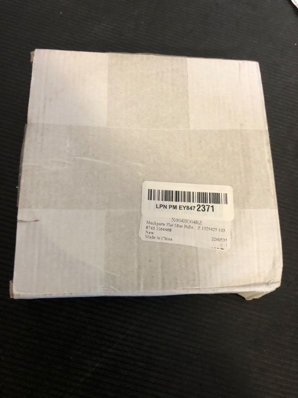Photo 1 of Meckparts Flat Idler Pulley 132-9425 103-8743 116-4668 Compatible with Toro Exmark Titan HD Z Master Lazer Z 1329425 1038743 1164668