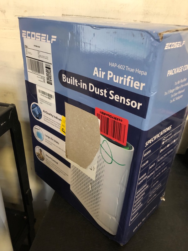 Photo 1 of Powerful Air Purifiers for Home Large Room Up to 2400 Ft² with Air Quality Monitor 20dB Sleep Mode, Air Purifier for Bedroom Office Living Room HAP602 White