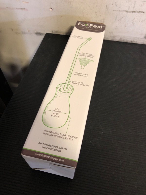 Photo 1 of Powder Duster | Extra Large Bulb Duster, Sprayer, and Applicator for Powder and Dust | Perfect for Organic Gardening and Pest Control Treatment for Bed Bugs, Roaches, Ants, Fleas, Ticks, and More