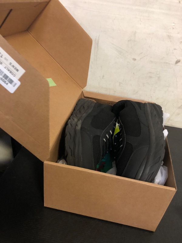 Photo 1 of Men's Orthopedic Diabetic Extra Wide Walking Shoes: Cushioned Fashion Sneakers for Foot Swollen, Plantar Fasciitis Driving Shoes with High Arch Support Black Size 13